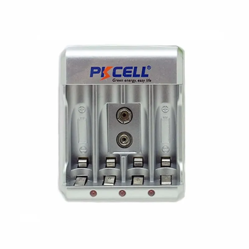 شاحن بطاريات NI-MH / NI-CD لبطاريات AA وAAA و9V