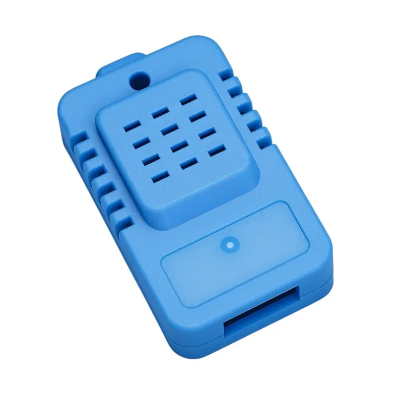 Blue Plastic Enclosure for Temperature/Humidity Sensor 50x30x16mm