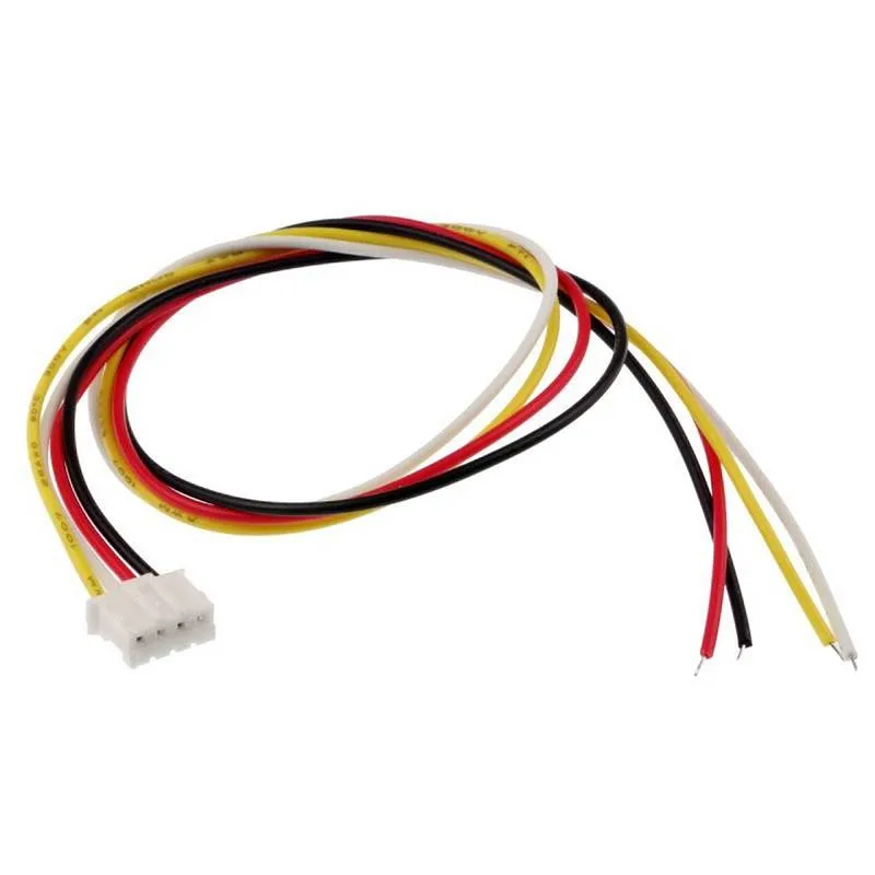JST XH 2.0mm 4-Pin Single-Head Cable 15cm White