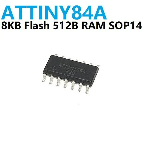 ATtiny84A 8-bit AVR Microcontroller SMD 14-Pin