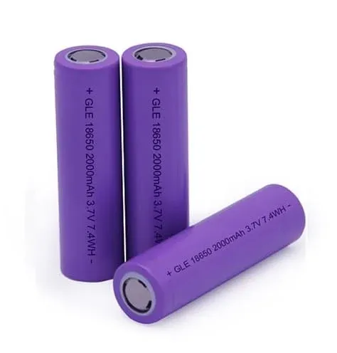 18650 Rechargeable Li-ion Battery 3.7V 2000mAh
