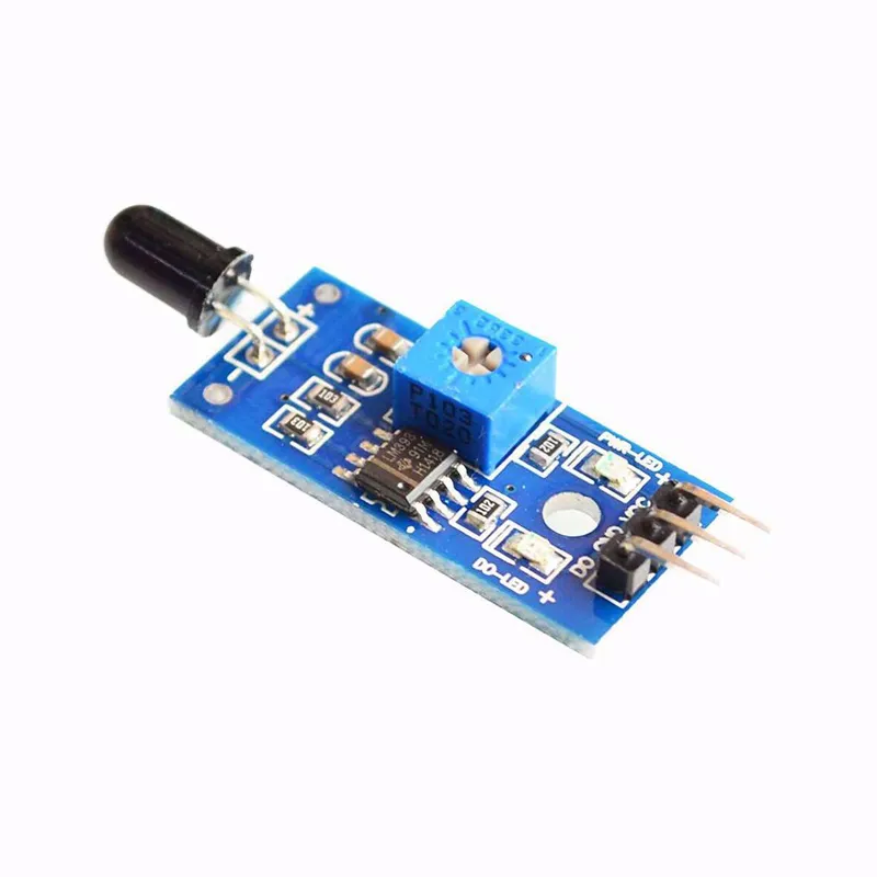 IR Flame Detection Sensor Module with LM393 Comparator