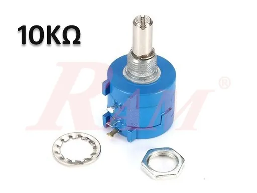 POT3590S 10 kΩ (103) 10-Turn Wirewound Precision Potentiometer