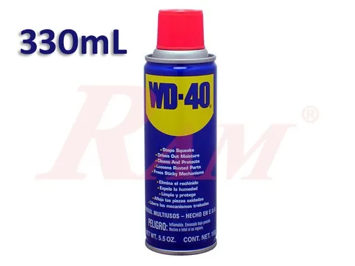 WD-40 Spray 330 mL - Gunk Removal and Lubrication