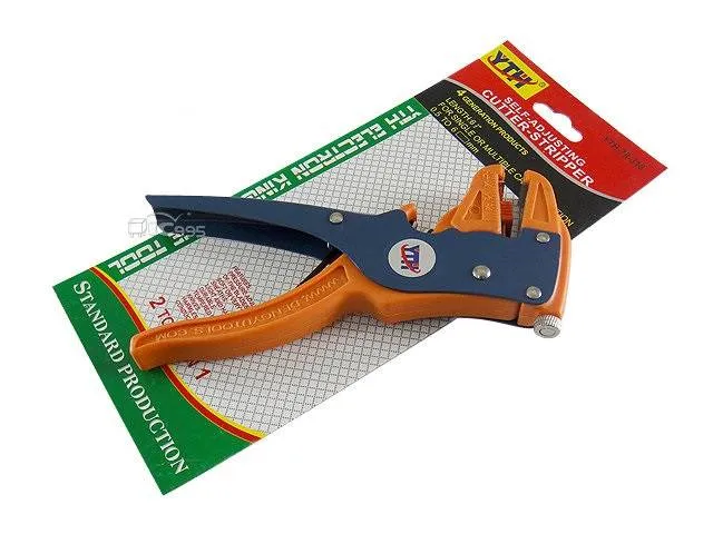 Self-Adjusting Wire Stripper and Crimping Pliers