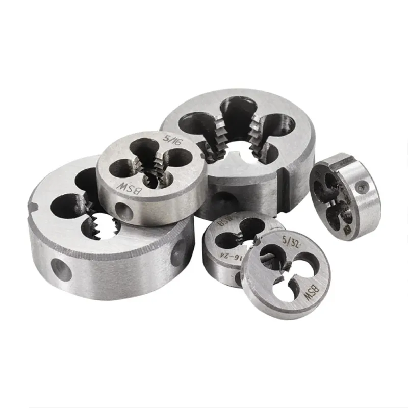 BSW HSS Screw Thread Tap Die, 1/8" to 1"