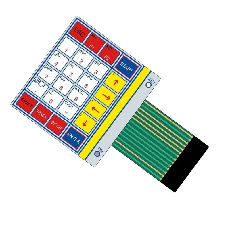 4x6 Membrane Keypad 24-Key with Self-Adhesive Backing