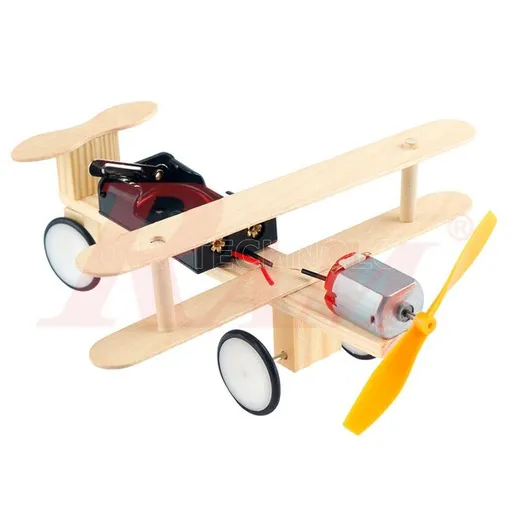 DIY Wood Airplane Science Toy