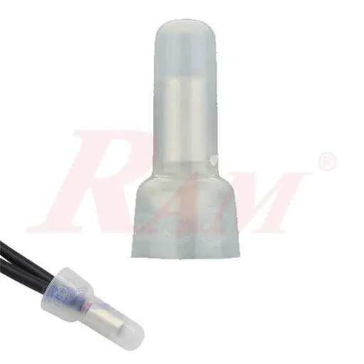 Nylon Insulated Crimp Cap Connector, Long Neck (R.7)