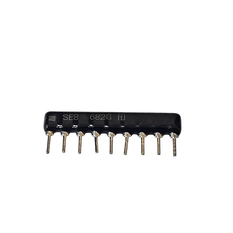 Common-Pin Network Resistor 6.8KΩ 9 Pin (8 Resistors)