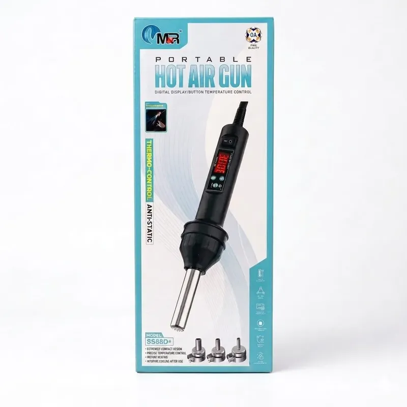 8588D+ Portable Hot Air Gun for SMD Soldering and Rework