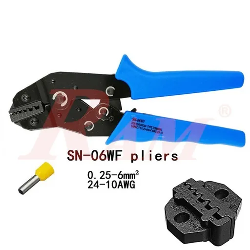 أداة تكبيس SN-06WF لأطراف الأسلاك والأكمام الطرفية