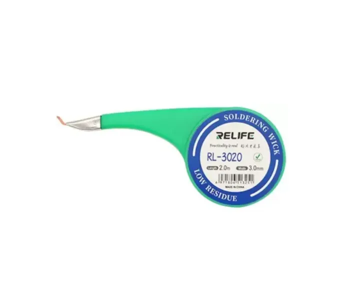 Relife RL-3020 Solder Wick 3mm x 2m with Dispenser
