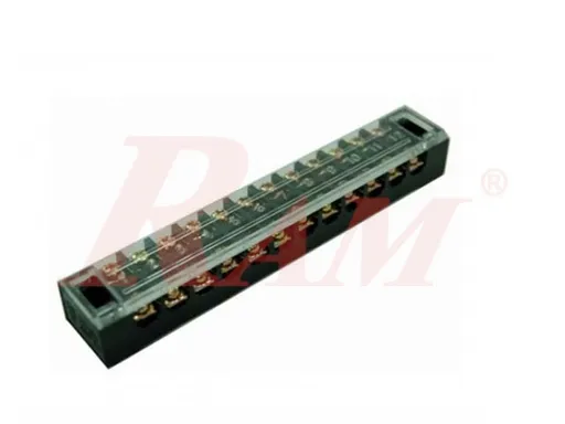 شريط توصيل حاجز TB1510 ثابت بـ 10 أطراف 15 أمبير 600 فولت