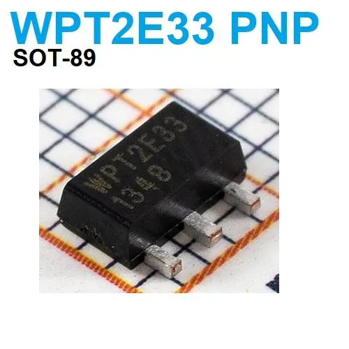 WPT2E33-3/TR SMD PNP Transistor, 30V 3A, SOT-89