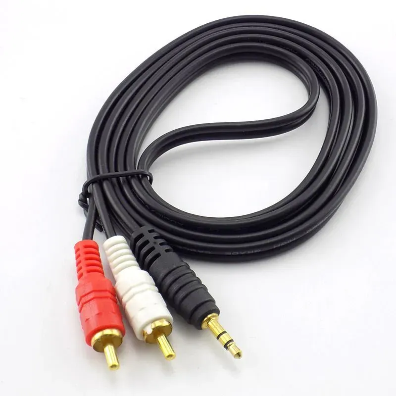 AUX 3.5mm to 2 RCA Stereo Audio Cable 1.2m