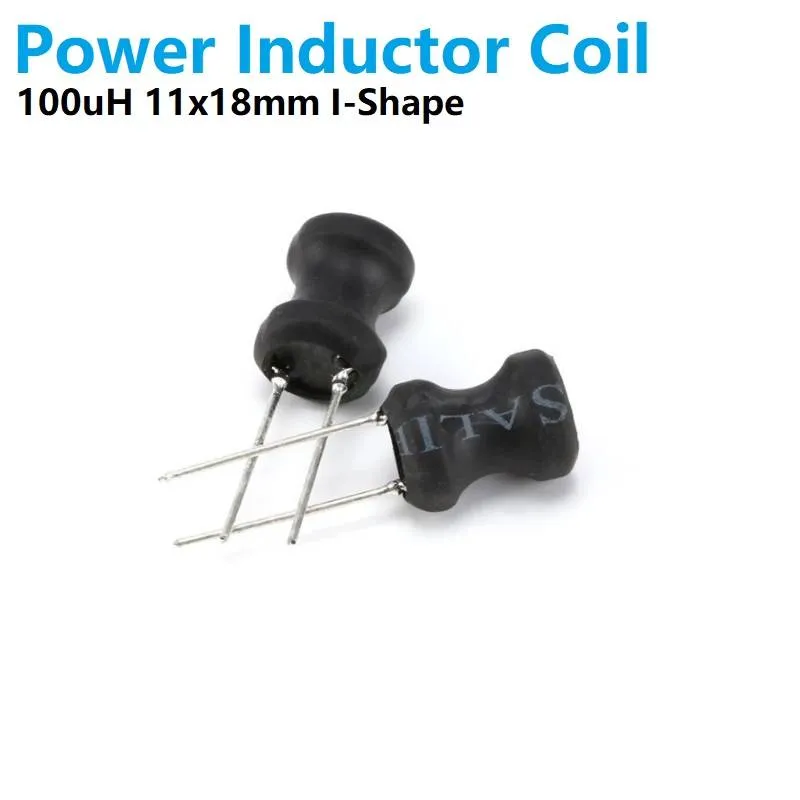 100µH Power Coil Inductor I-Shape 11x18mm