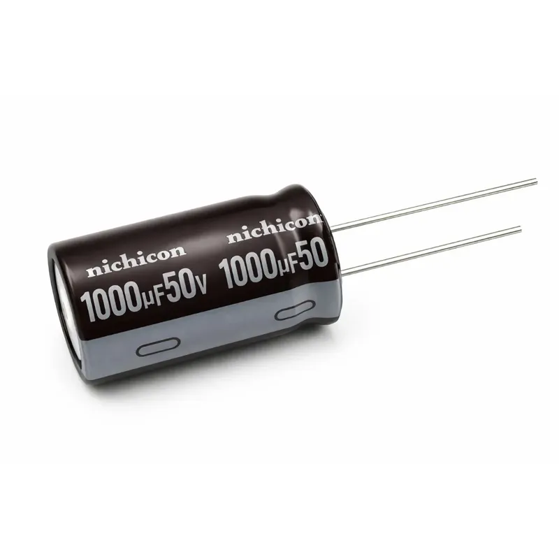 Nichicon PW 1000uF 50V Electrolytic Capacitor 12.5x25mm