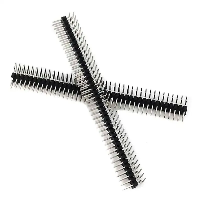 Right Angle Male Double Row Pin Header 2x40 (80 Pin) 2.54mm