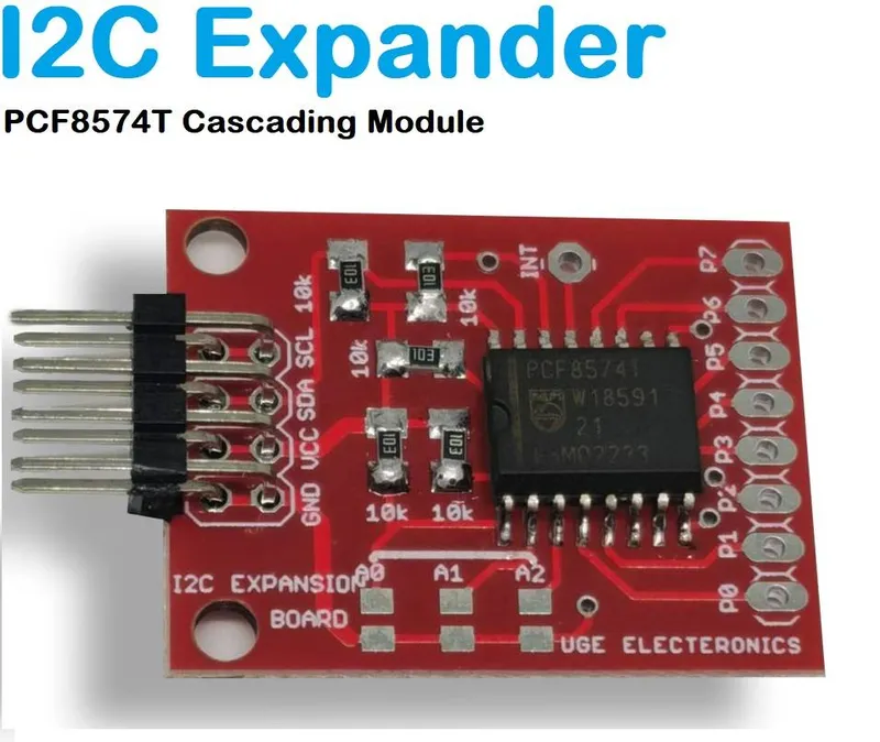 PCF8574T I2C 8-Bit GPIO Expander Module