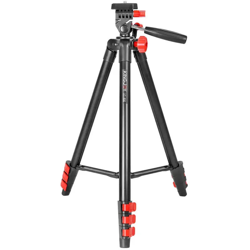 KINGJOY VT-832 Small Aluminum Tripod for DSLR with Carry Bag