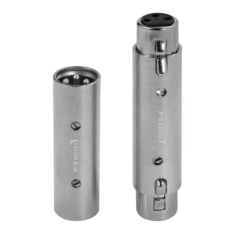 XLR Connector Coupler 3-Pin (Female-Female / Male-Male)