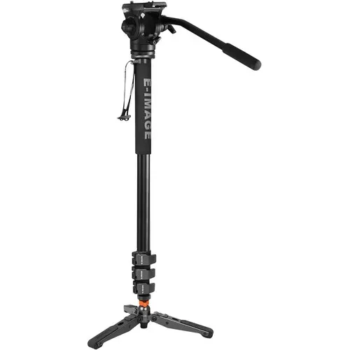 E-Image MA600 4-Stage Aluminum Monopod with 610FH Fluid Head