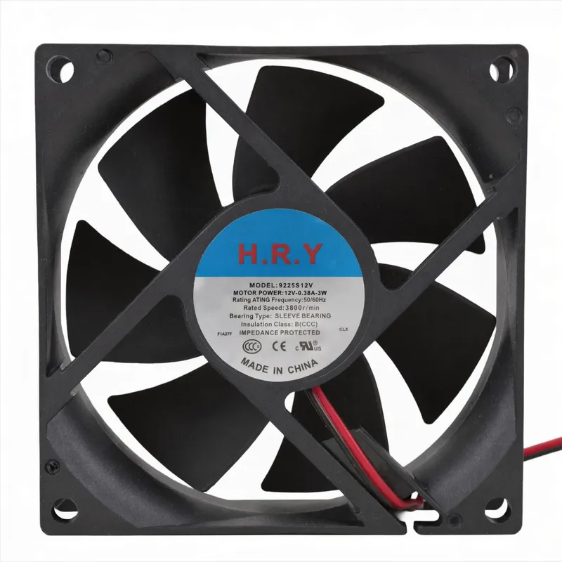 H.R.Y 9225S12V DC Cooling Fan 12V 0.38A 92x92x25mm