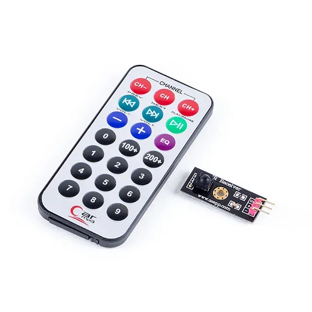 OSEPP IRREC-02 IR Receiver Module with Remote for Arduino
