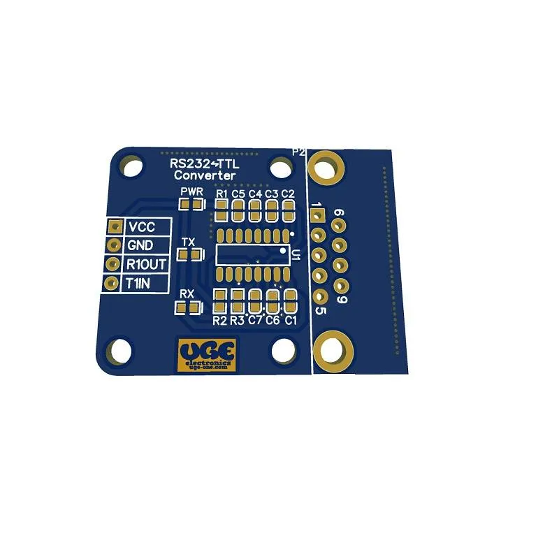RS232 to TTL Converter Module PCB
