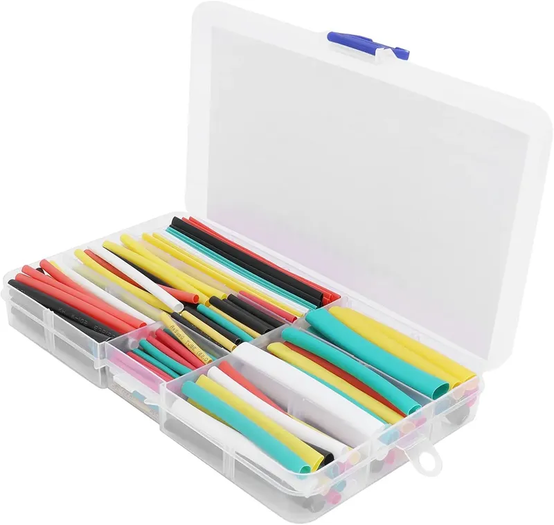 Heat Shrink Tubing Set 140 Pieces – 5 Colors (PE)