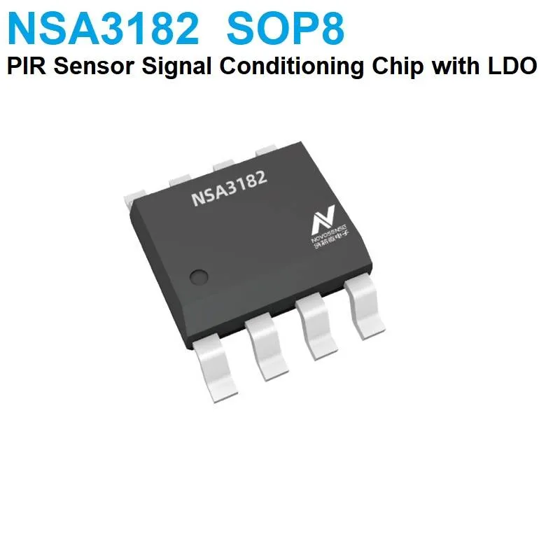 شريحة معالجة إشارة حساس PIR الرقم NSA3182 بغلاف SOP-8