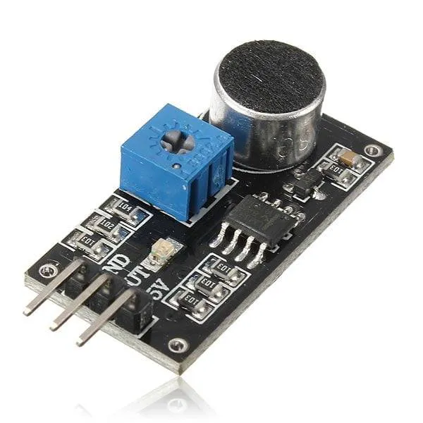 3-Pin Digital Output Sound Detection Sensor Module (ECM Microphone)
