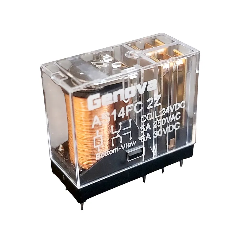 مرحل قدرة AS14FC2Z بجهد 24VDC وتيار 5A وثماني أطراف
