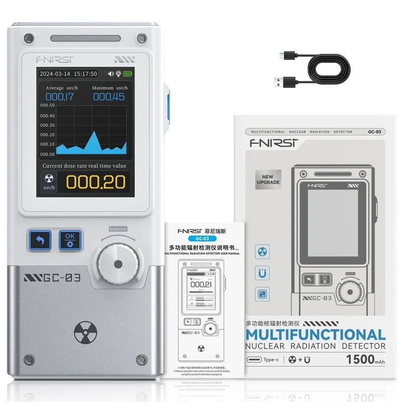كاشف إشعاع متعدد الوظائف FNIRSI GC-03