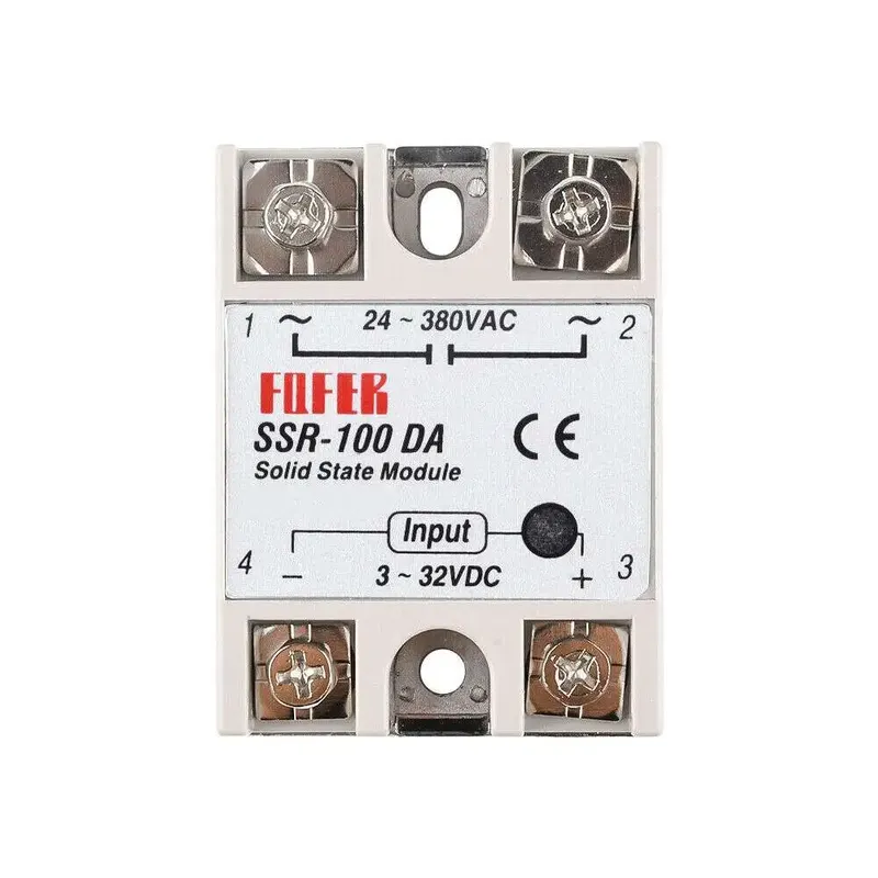 SSR-100 DA Solid State Relay 3-32V DC to 24-380V AC 100A