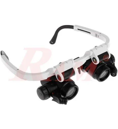 9892H-1 LED Headband Magnifier Glasses 8X-23X