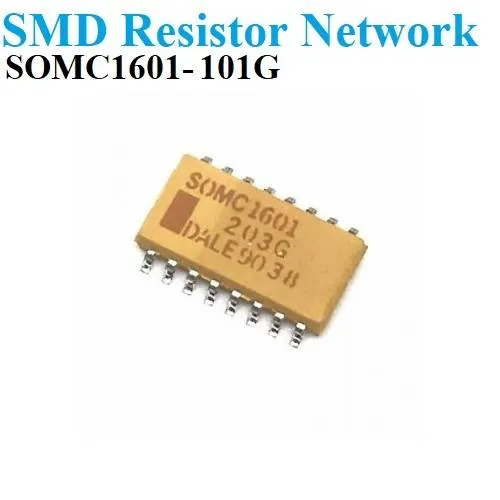 SOMC1601-101G 100Ω Resistor Network SMD x15 Bussed