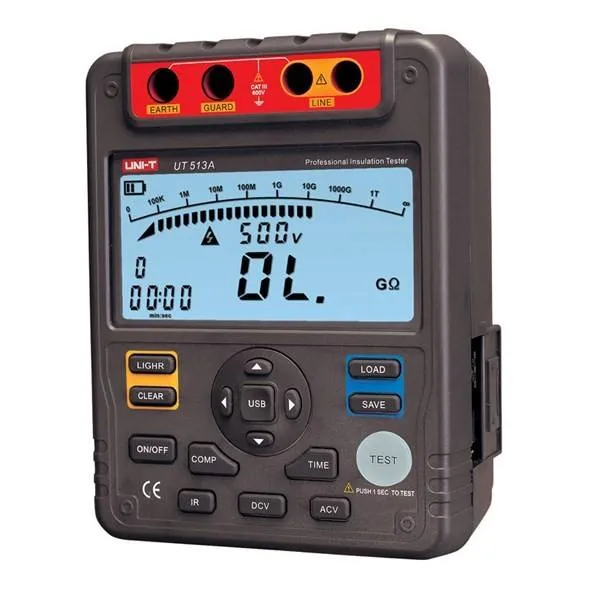 جهاز اختبار مقاومة العزل UNI-T UT513A حتى 5000 فولت