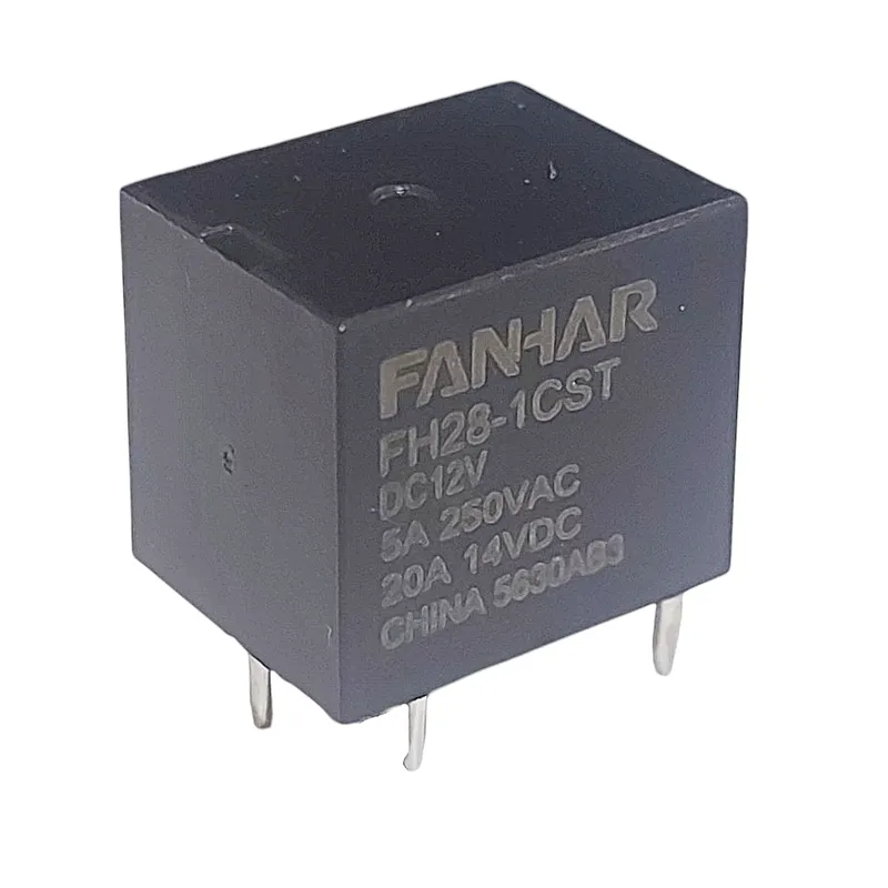 FANHAR FH28-1CST-DC12V 12V Power Relay 5A 5-Pin PCB