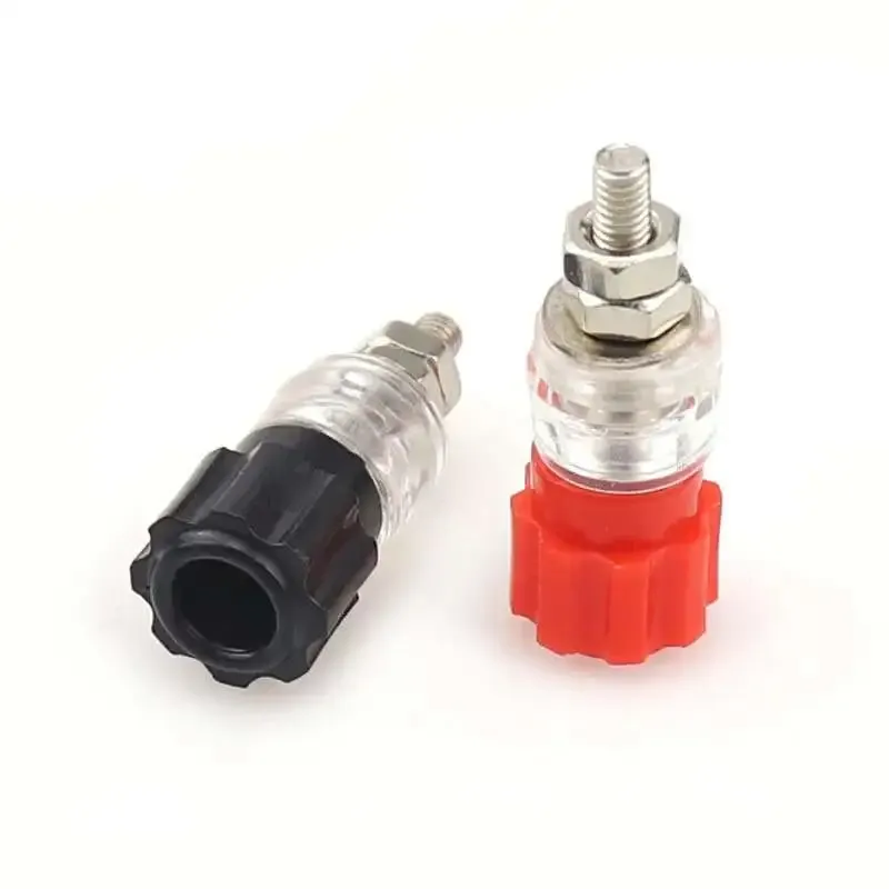 موصل طرفي لأسلاك السماعات JS-910A بمسمار تثبيت 4 مم