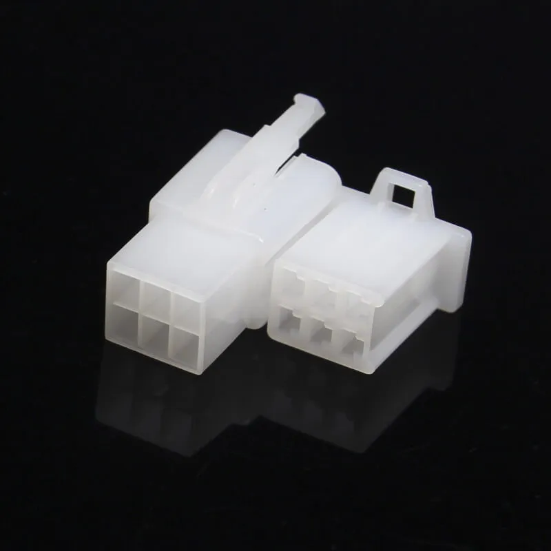 MF 6-Pin 2.8mm Male & Female Nylon Electrical Plug Connector