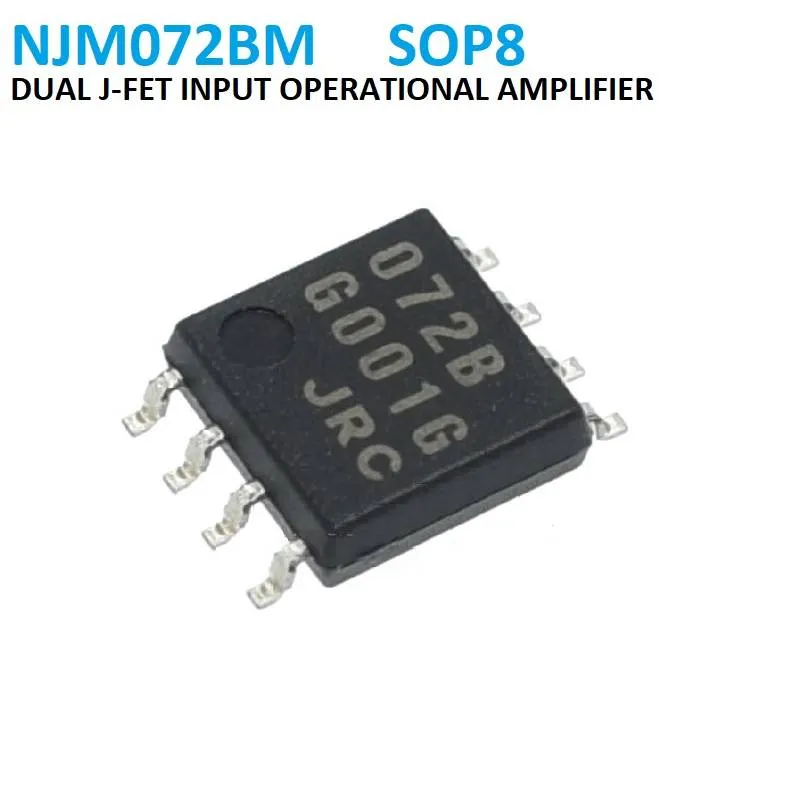 NJM072BM Dual J-FET Input Operational Amplifier SOP8