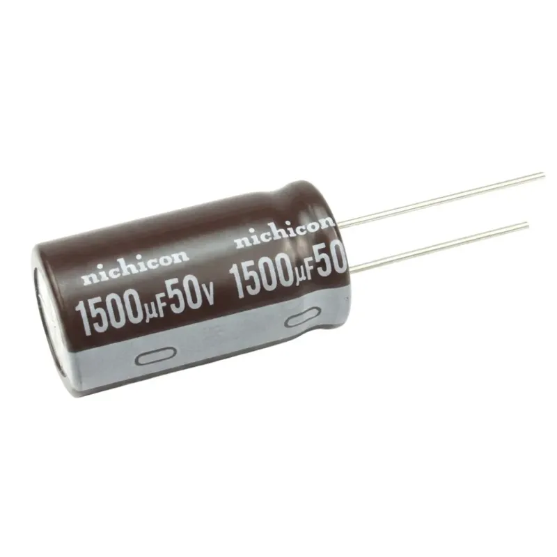Nichicon PW 1500uF 50V Radial Capacitor 16x31.5mm