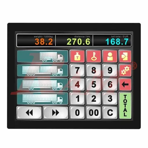شاشة HMT150ATA-D الذكية مقاس 15 بوصة من TOPWAY بدقة 1024x768 ولمس سعوي