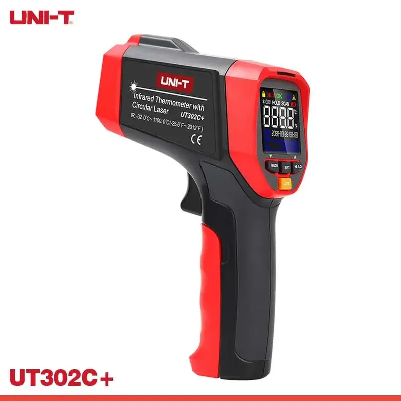 UNI-T UT302C+ Infrared Thermometer up to 1100°C