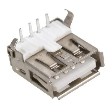 USB Type-A Female Connector, Through-Hole (DIP)