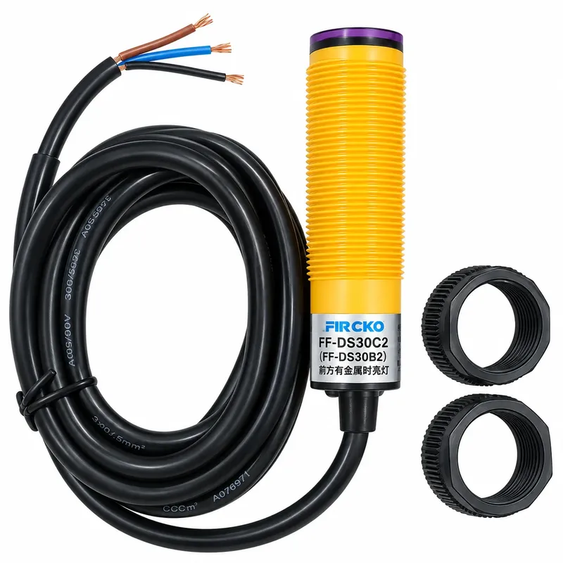E3F-DS30P2 NPN M18 Diffuse Photoelectric Proximity Sensor, 6-30 V