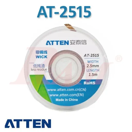 ATTEN AT-2515 Solder Wick 2.5 mm x 1.5 m
