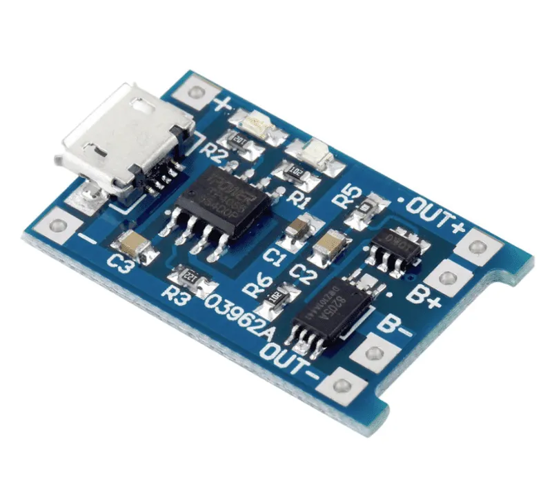 TP4056 1A Lithium Battery Charger Module with Protection